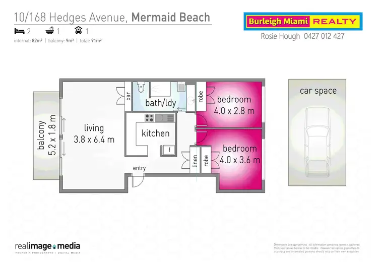 Floorplan of Homely unit listing, 10/168 Hedges Avenue, Mermaid Beach QLD 4218