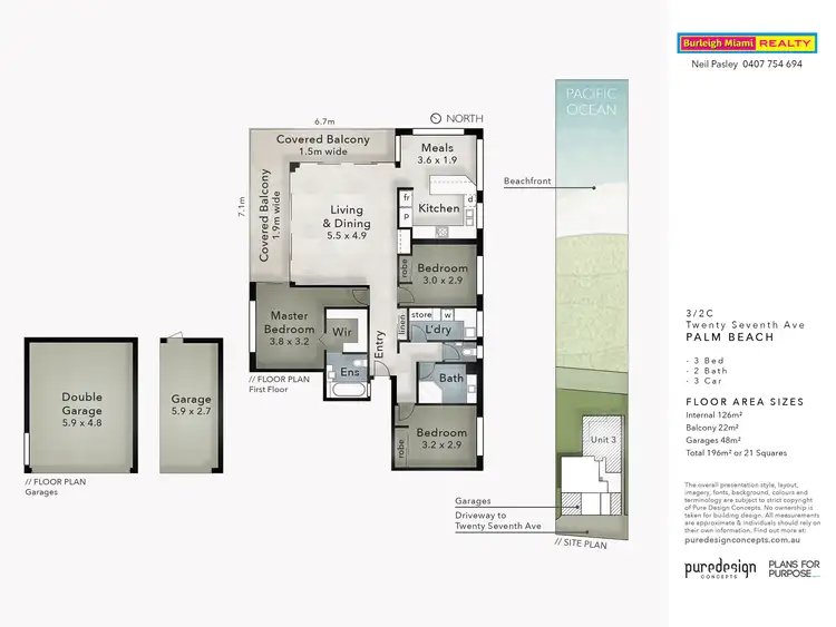 Floorplan of Homely apartment listing, 3/2C Twenty Seventh Avenue, Palm Beach QLD 4221