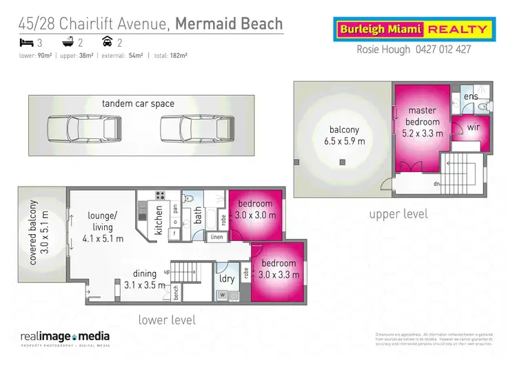 Floorplan of Homely apartment listing, 45/28 Chairlift Avenue, Miami QLD 4220