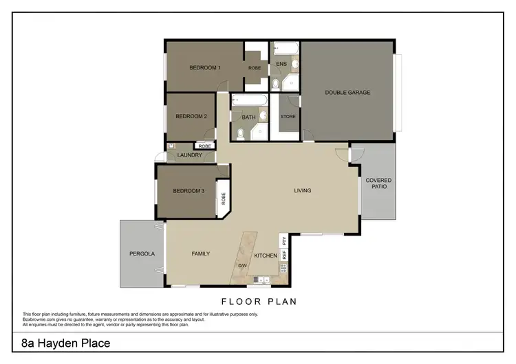 Floorplan of Homely house listing, 8A Hayden Place, Young NSW 2594