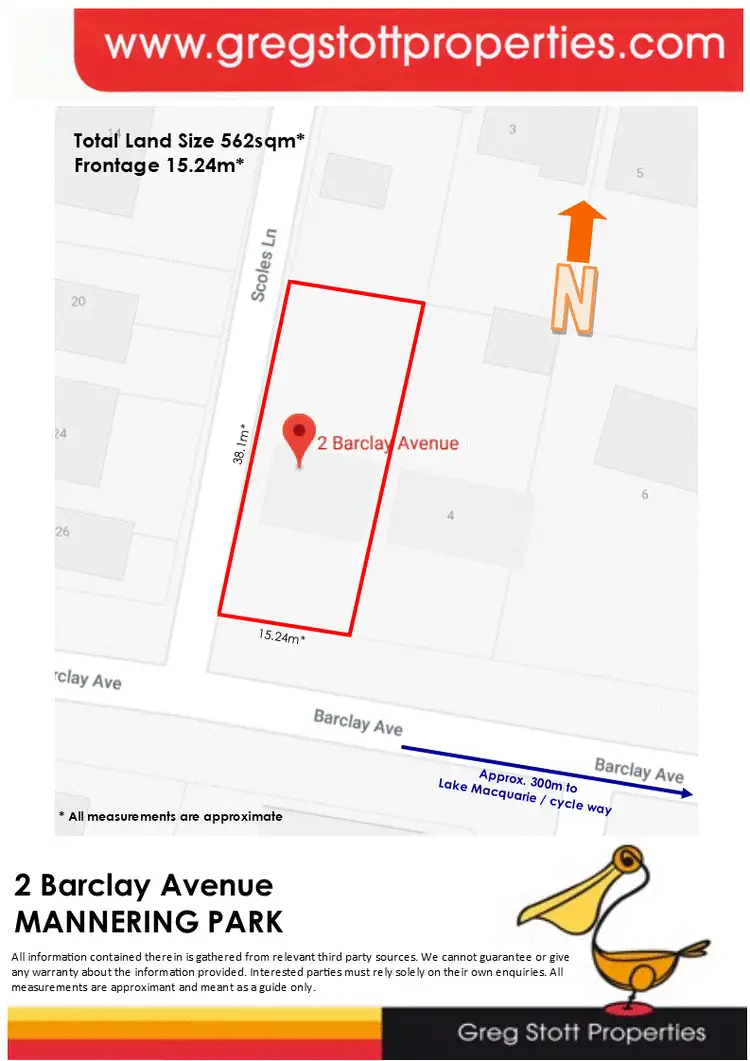 Floorplan of Homely house listing, 2 Barclay Avenue, Mannering Park NSW 2259