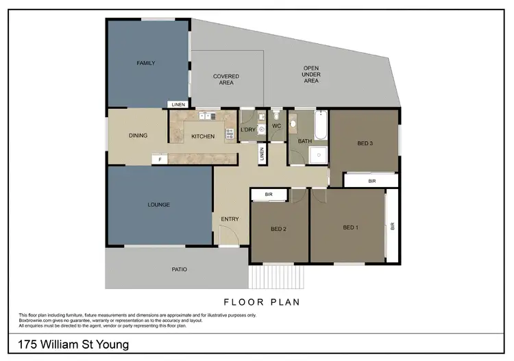 Floorplan of Homely house listing, 175 William Street, Young NSW 2594