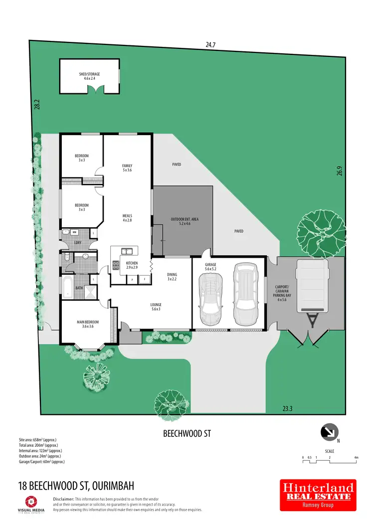 Floorplan of Homely house listing, 18 Beechwood Street, Ourimbah NSW 2258