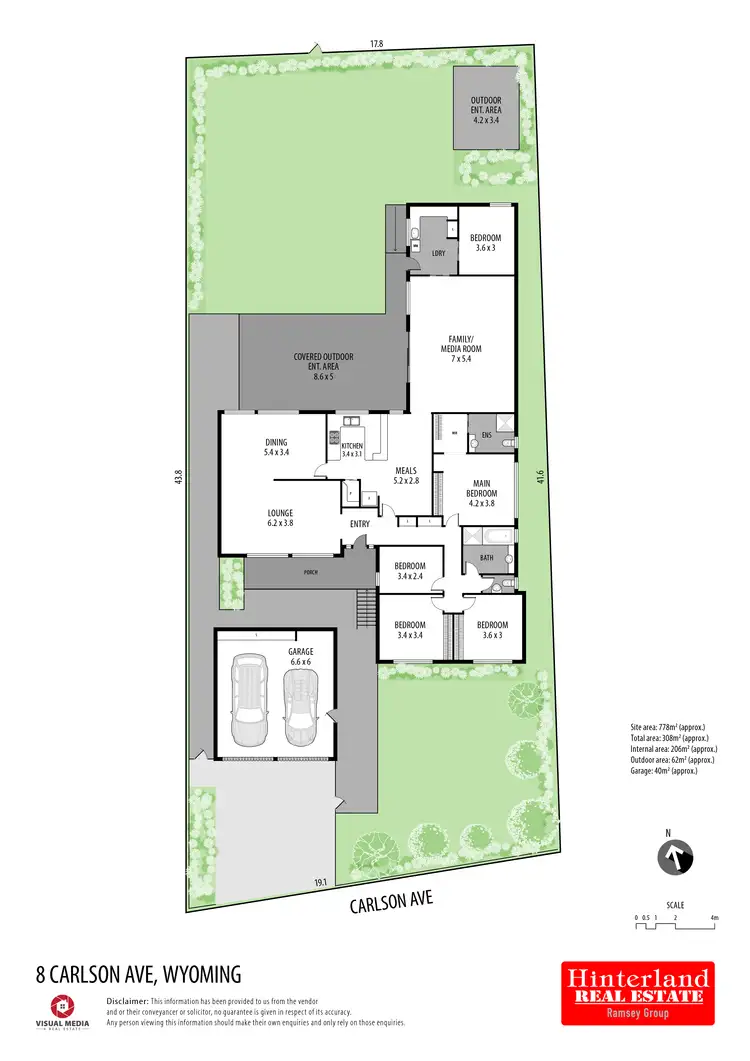 Floorplan of Homely house listing, 8 Carlson Avenue, Wyoming NSW 2250