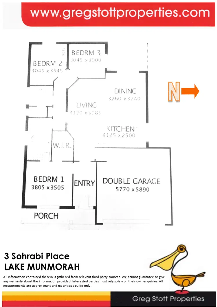 Floorplan of Homely house listing, 3 Sohrabi Place, Lake Munmorah NSW 2259