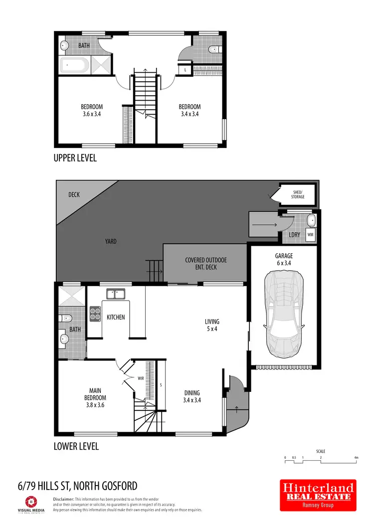 Floorplan of Homely townhouse listing, 6/79 Hills Street, North Gosford NSW 2250