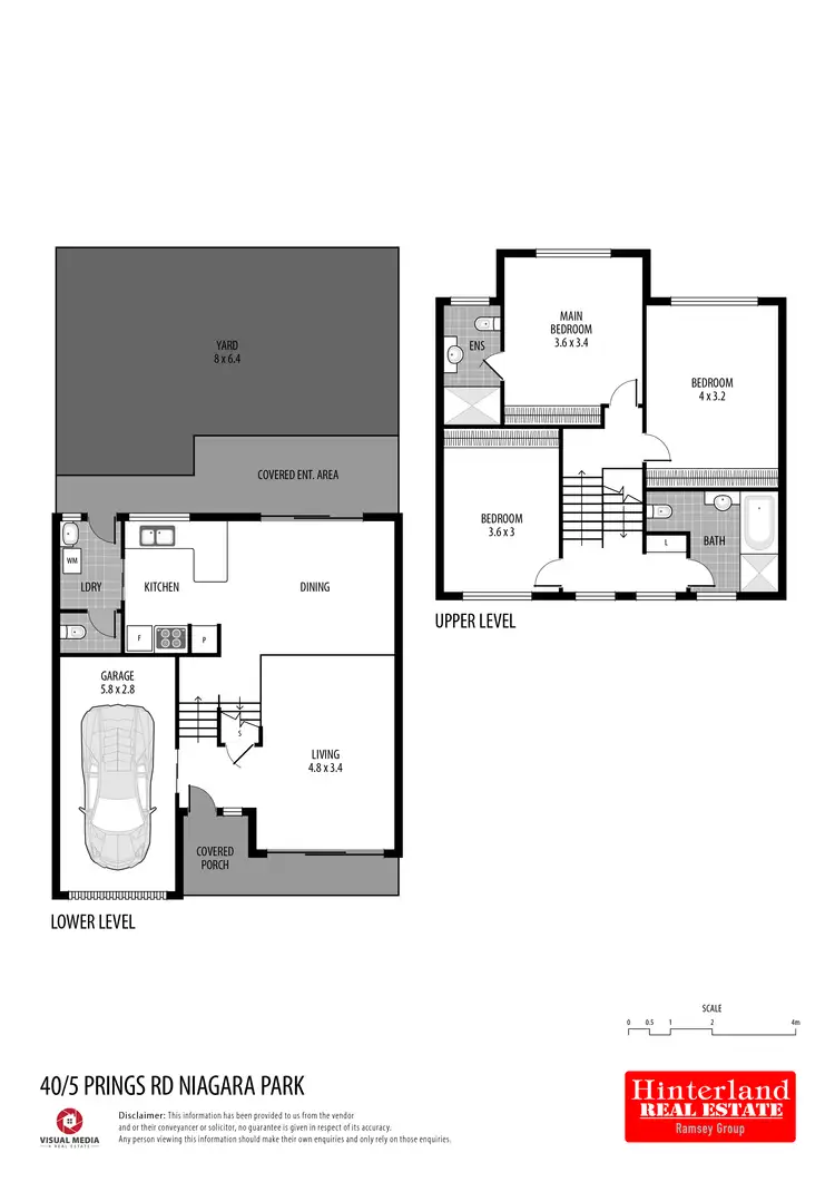 Floorplan of Homely townhouse listing, 40/5 Prings Road, Niagara Park NSW 2250
