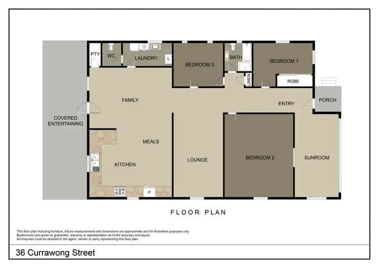 Floorplan of Homely house listing, 36 Currawong Street, Young NSW 2594