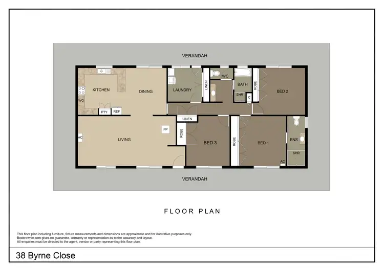 Floorplan of Homely house listing, 38 Byrne Close, Young NSW 2594
