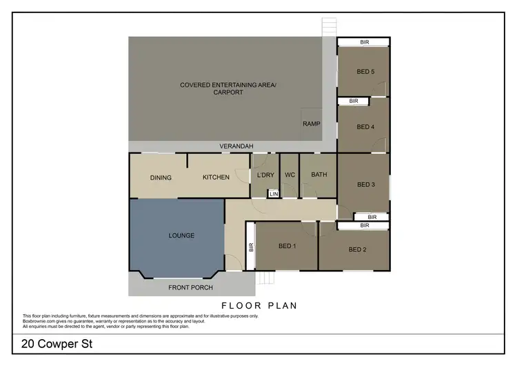 Floorplan of Homely house listing, 20 Cowper Street, Young NSW 2594