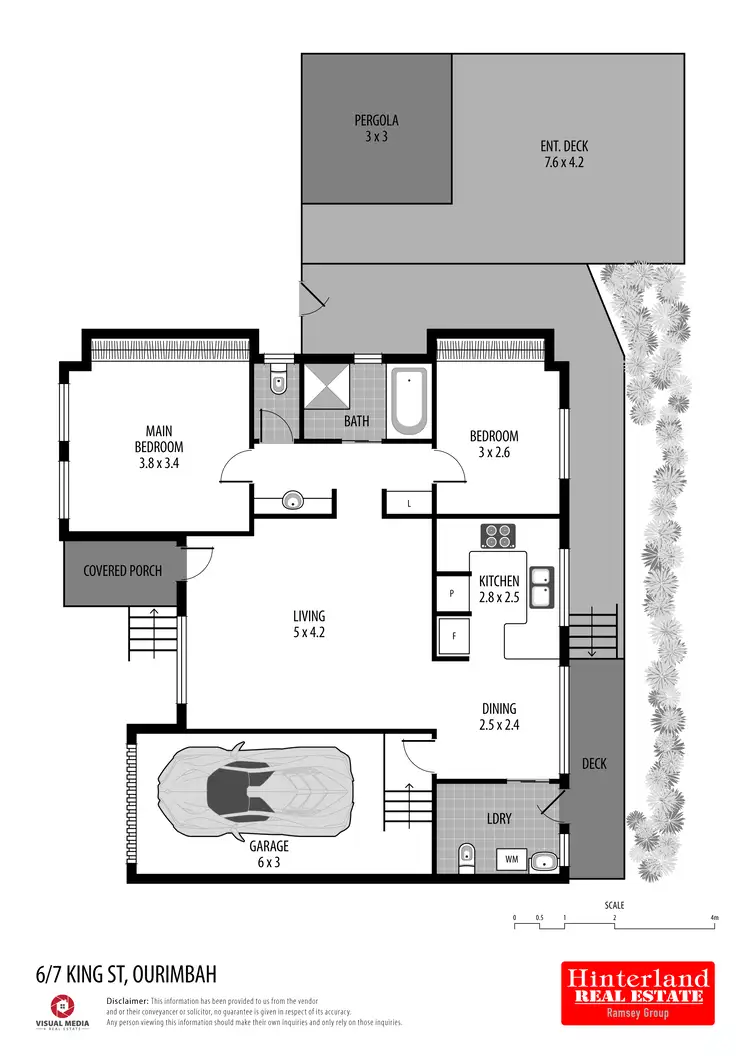 Floorplan of Homely villa listing, 6/7 King Street, Ourimbah NSW 2258