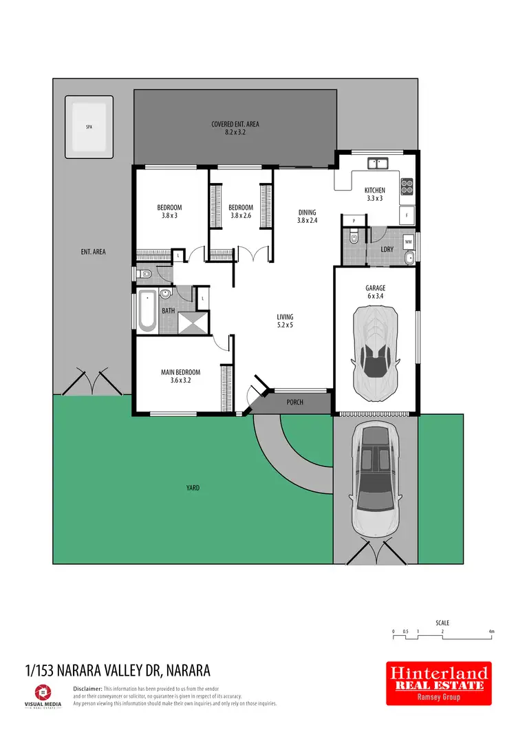 Floorplan of Homely villa listing, 1/153 Narara Valley Drive, Narara NSW 2250