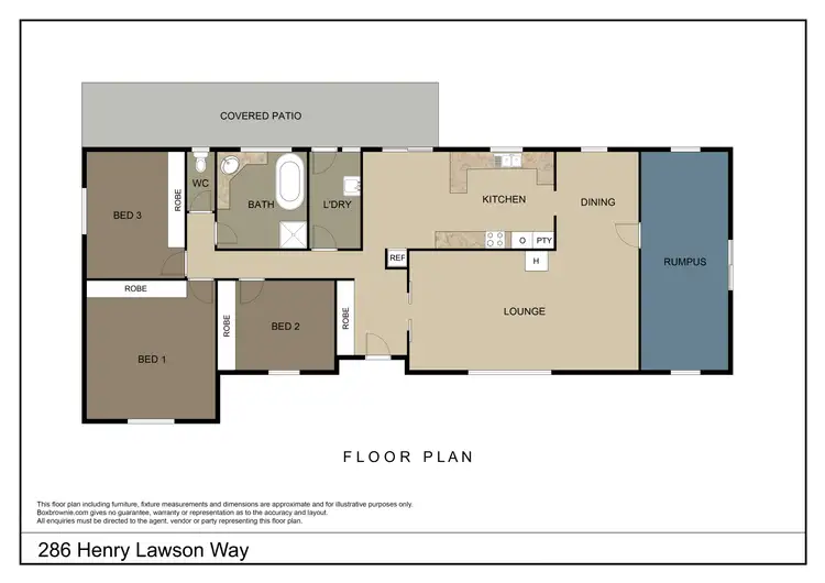 Floorplan of Homely other listing, 286 Henry Lawson Way, Young NSW 2594
