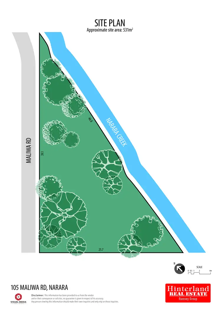 Floorplan of Homely land listing, 105 Maliwa Road, Narara NSW 2250