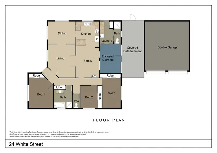 Floorplan of Homely house listing, 24 White Street, Young NSW 2594