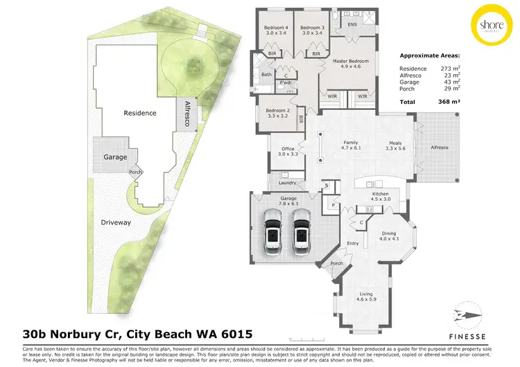 Floorplan of Homely house listing, 30B Norbury Crescent, City Beach WA 6015