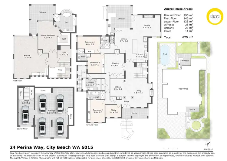 Floorplan of Homely house listing, 24 Perina Way, City Beach WA 6015