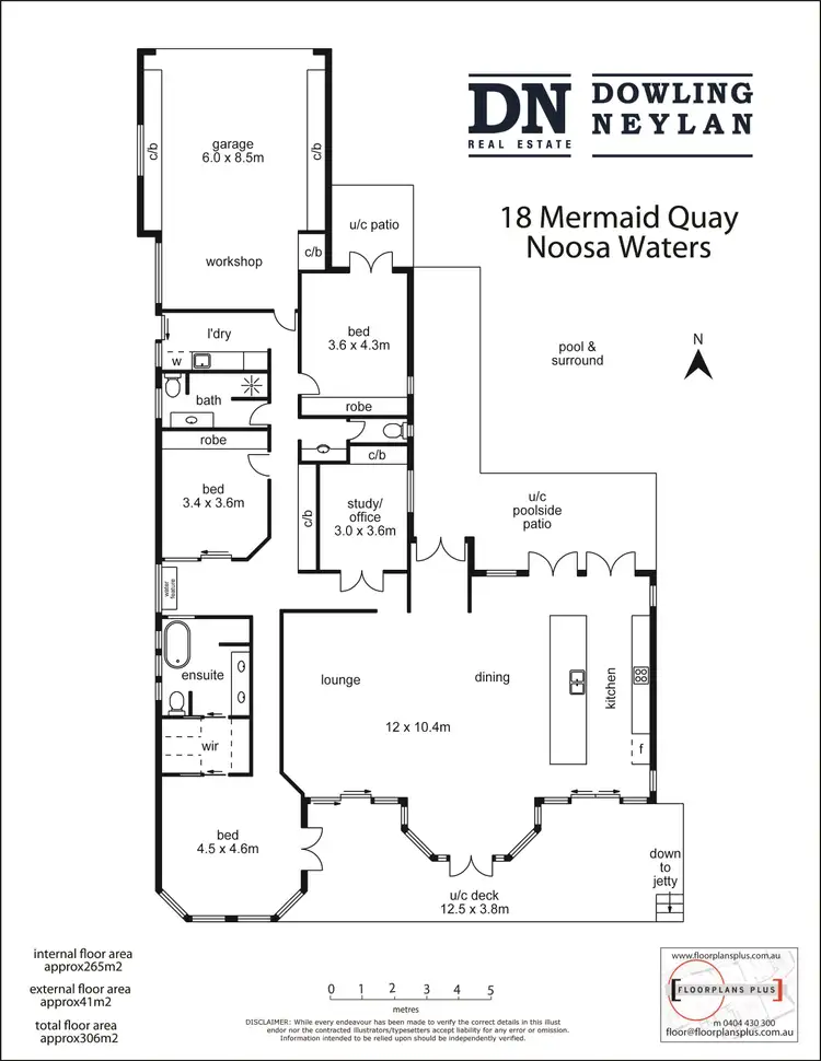 Floorplan of Homely house listing, 18 Mermaid Quay, Noosa Waters QLD 4566