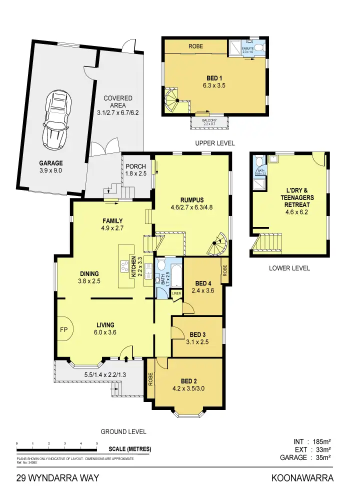 Floorplan of Homely house listing, 29 Wyndarra Way, Koonawarra NSW 2530