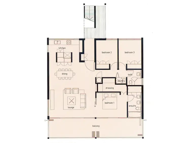 Floorplan of Homely apartment listing, 18/37 'The Rise' Noosa Drive, Noosa Heads QLD 4567