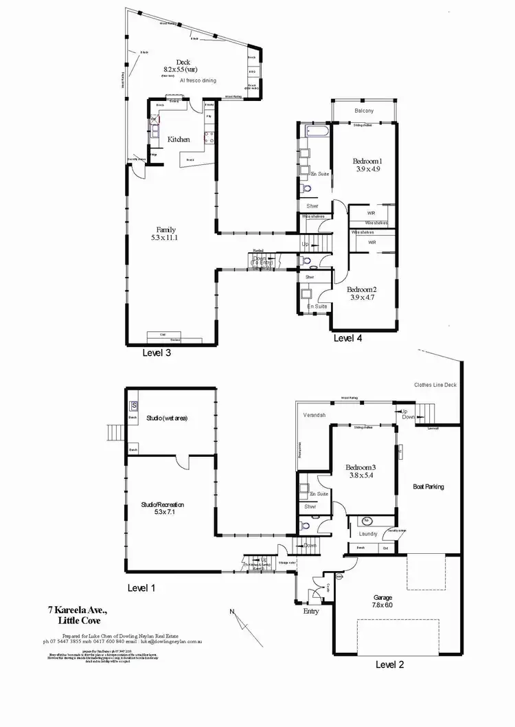 Floorplan of Homely house listing, 7 Kareela Avenue, Little Cove QLD 4567