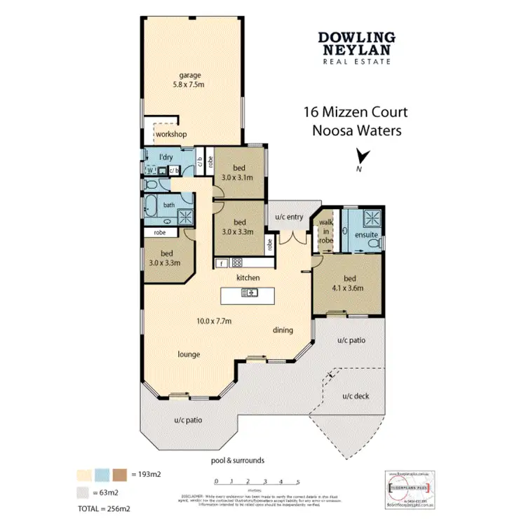 Floorplan of Homely house listing, 16 Mizzen Court, Noosa Waters QLD 4566