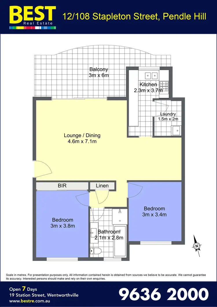Floorplan of Homely unit listing, 12/108-112 Stapleton Street, Pendle Hill NSW 2145