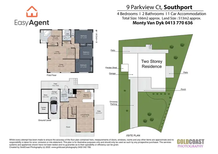 Floorplan of Homely house listing, 9 Parkview Court, Southport QLD 4215