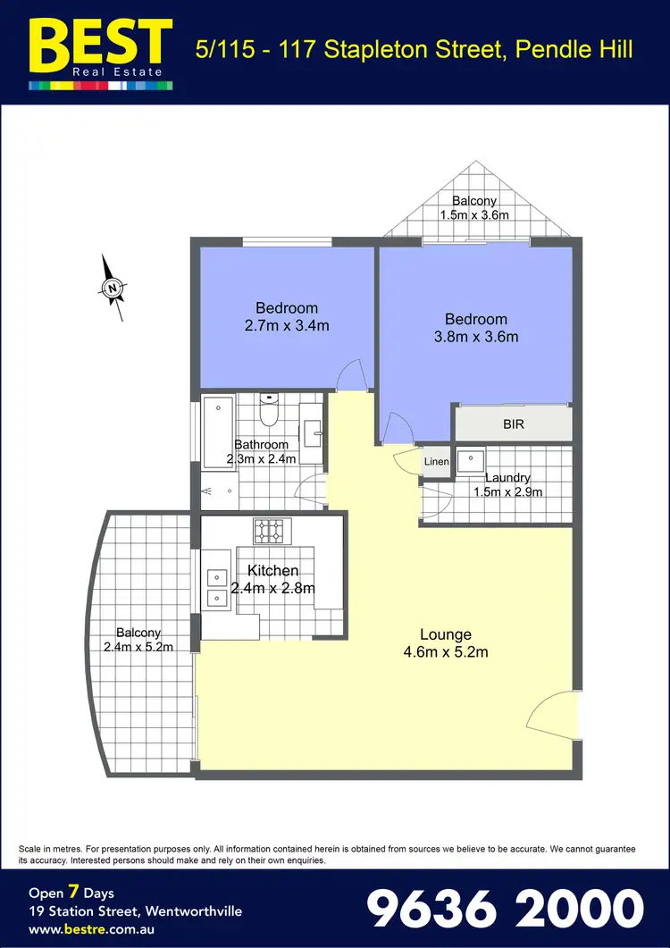 Floorplan of Homely unit listing, 5/115-117 Stapleton Street, Pendle Hill NSW 2145