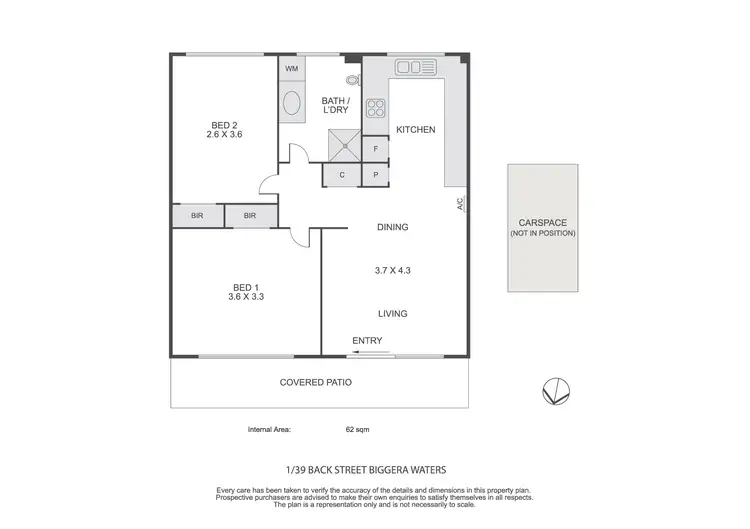 Floorplan of Homely apartment listing, 39 Back Street, Biggera Waters QLD 4216