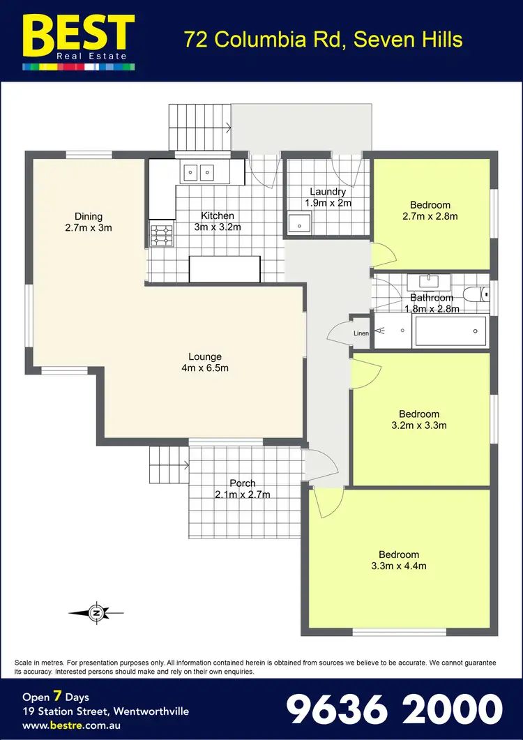 Floorplan of Homely house listing, 72 Columbia Road, Seven Hills NSW 2147