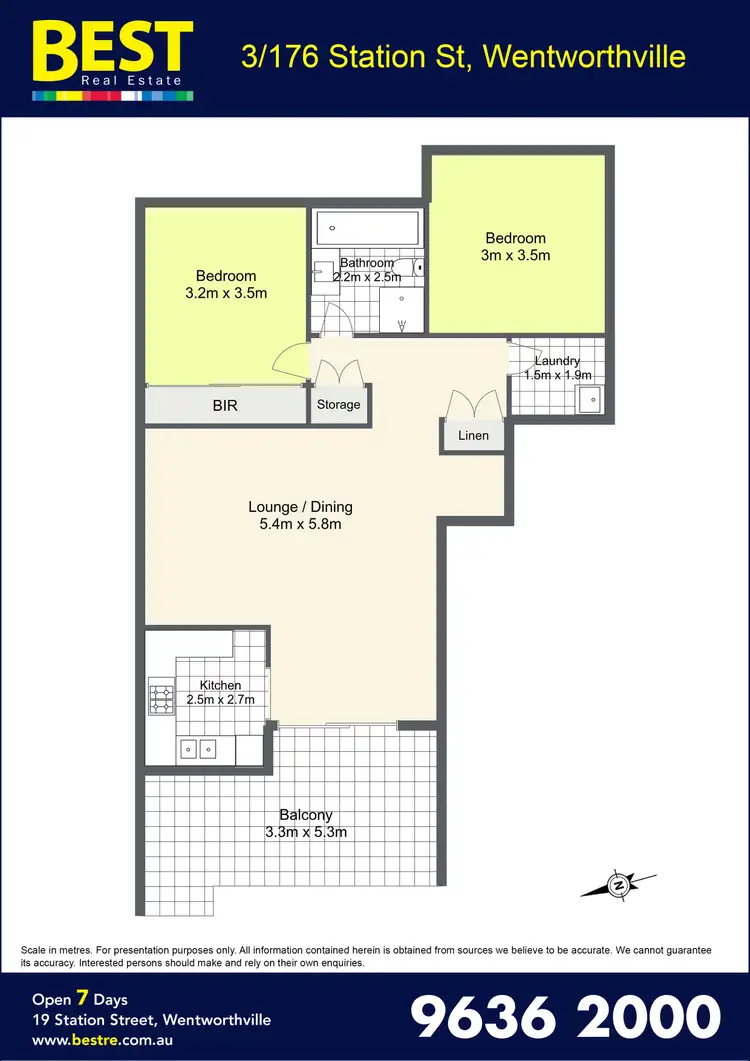 Floorplan of Homely unit listing, 3/176-178 Station Street, Wentworthville NSW 2145
