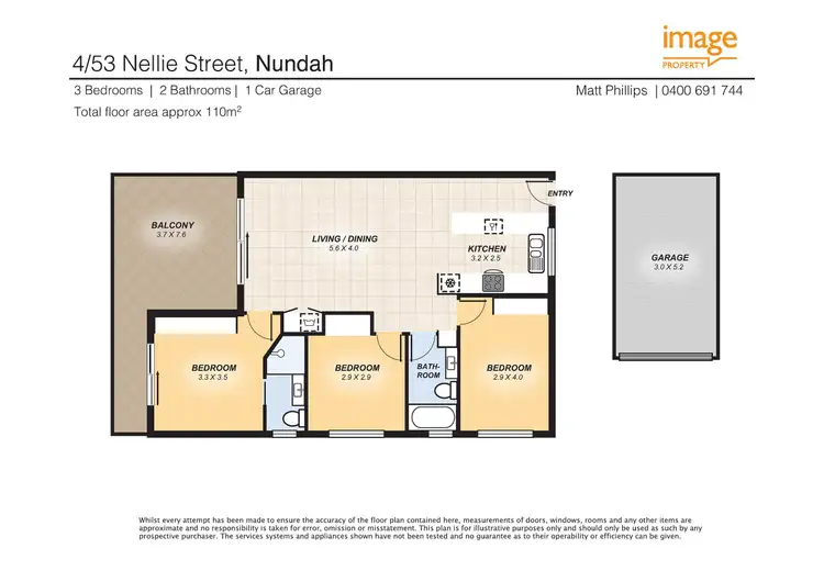 Floorplan of Homely unit listing, 4/53 Nellie St, Nundah QLD 4012