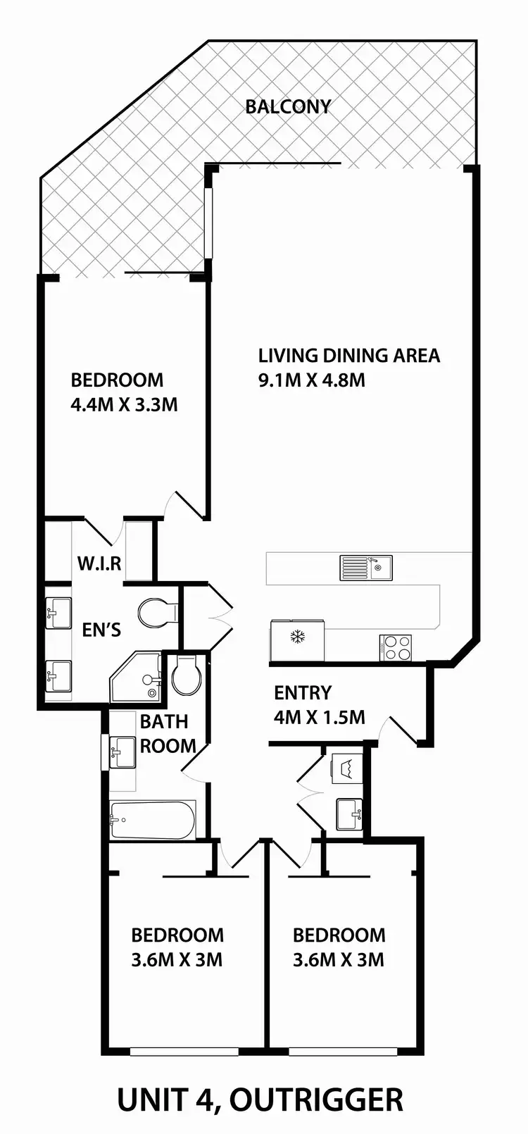 Floorplan of Homely unit listing, 4/273 Gympie Terrace, Noosaville QLD 4566