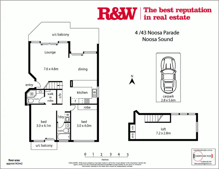 Floorplan of Homely apartment listing, 4/43 Noosa Parade, Noosa Heads QLD 4567