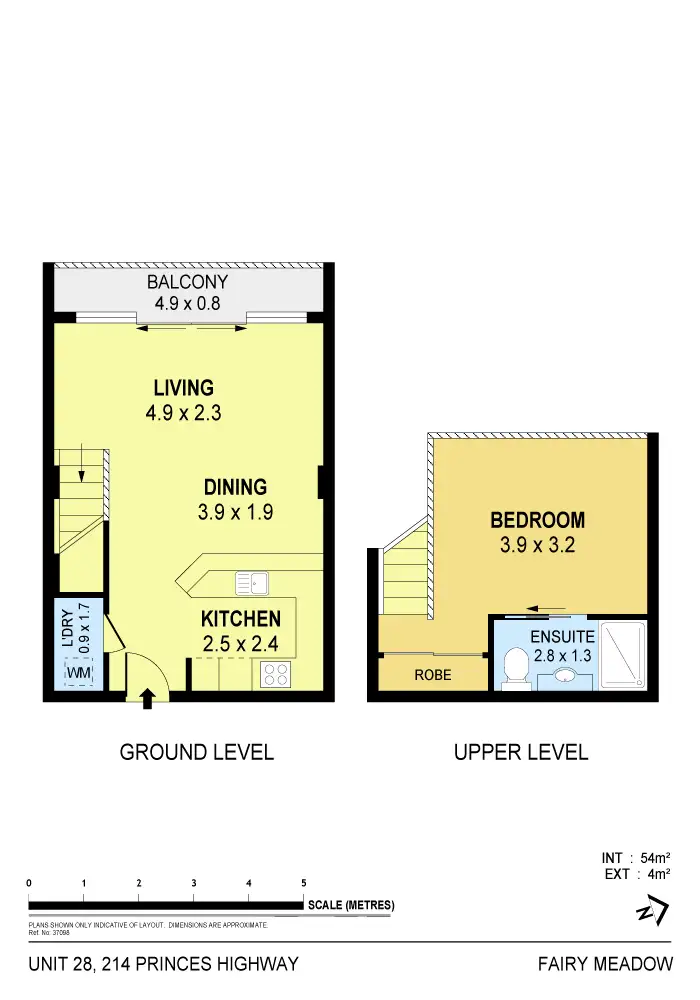 Floorplan of Homely unit listing, 28/214 Princes Hwy, Fairy Meadow NSW 2519