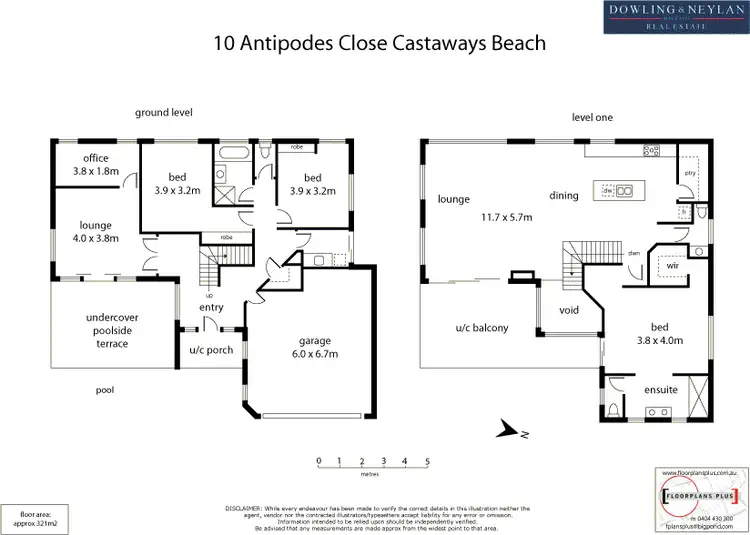 Floorplan of Homely house listing, 10 Antipodes Close, Castaways Beach QLD 4567
