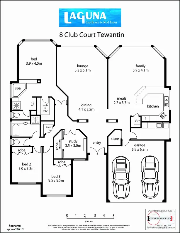 Floorplan of Homely house listing, 8 Club Court, Tewantin QLD 4565