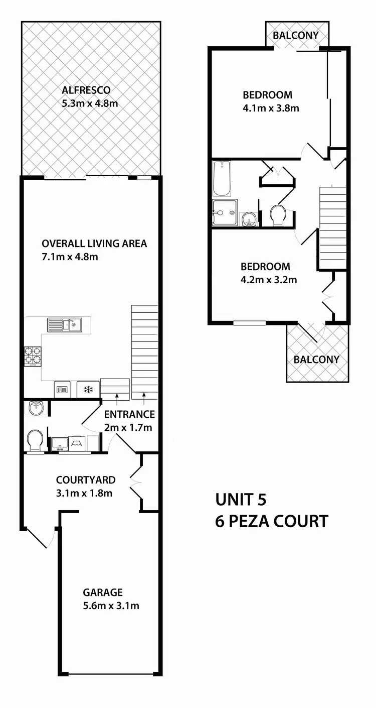 Floorplan of Homely unit listing, 5/6 Peza Court, Noosa Heads QLD 4567