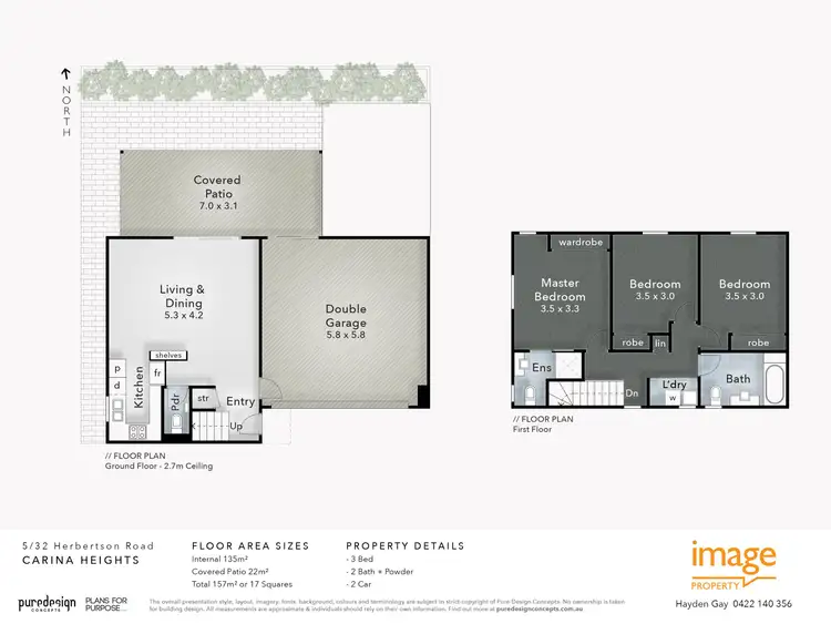 Floorplan of Homely townhouse listing, 5/32 Herbertson Road, Carina Heights QLD 4152