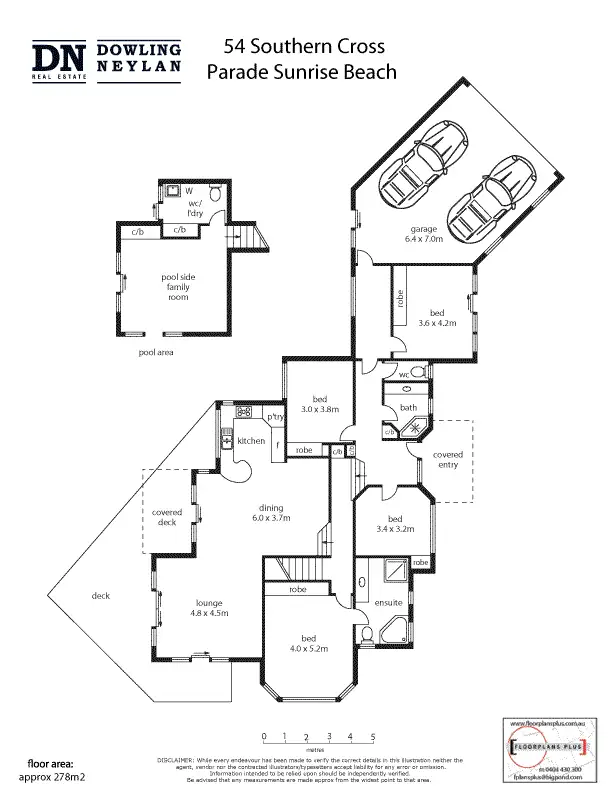 Floorplan of Homely house listing, 54 Southern Cross Parade, Sunrise Beach QLD 4567