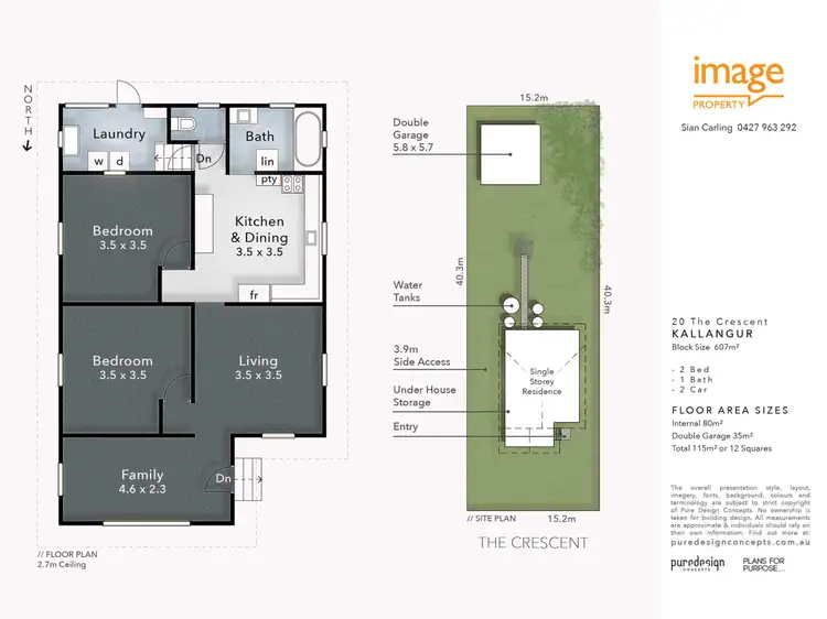 Floorplan of Homely house listing, 20 The Crescent, Kallangur QLD 4503