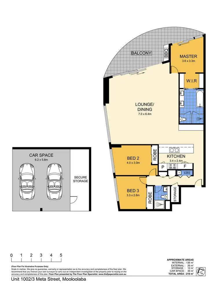 Floorplan of Homely apartment listing, 3 Meta Street, Mooloolaba QLD 4557
