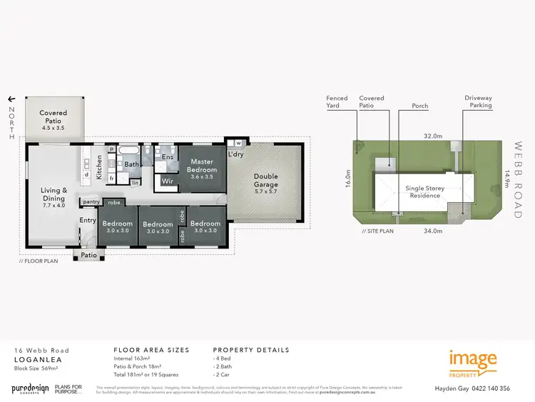 Floorplan of Homely house listing, 16 Webb Road, Loganlea QLD 4131