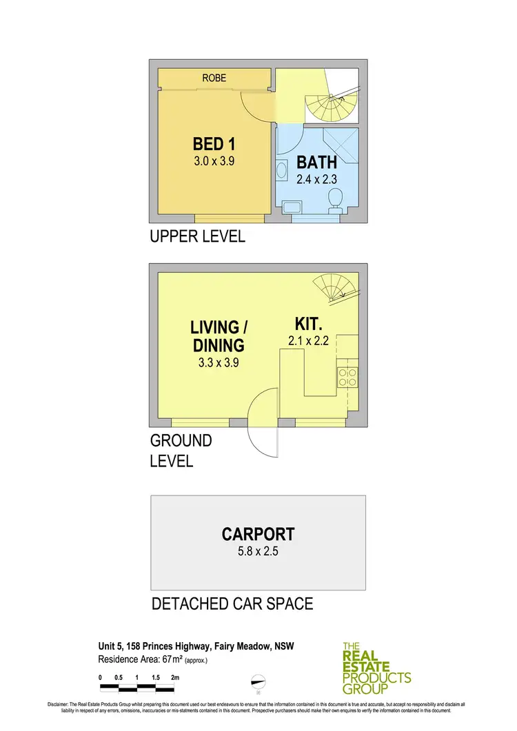 Floorplan of Homely apartment listing, 5/158-160 Princes Highway, Fairy Meadow NSW 2519