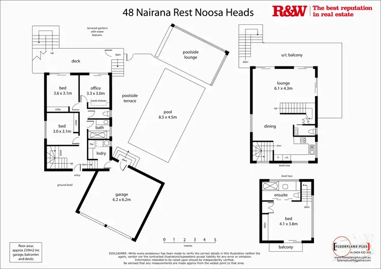 Floorplan of Homely house listing, 48 Nairana Rest, Noosa Heads QLD 4567