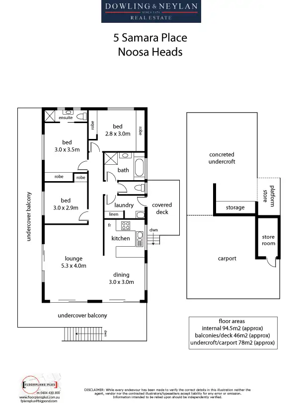 Floorplan of Homely house listing, 5 Samara Place, Noosa Heads QLD 4567