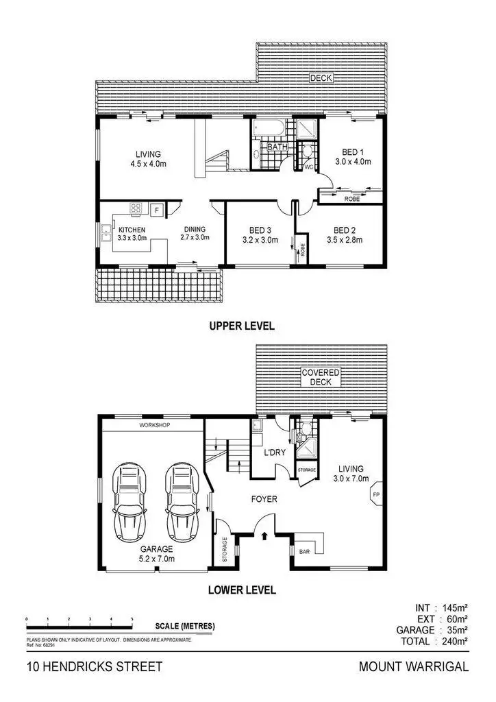 Floorplan of Homely house listing, 10 Henricks Parade, Mount Warrigal NSW 2528