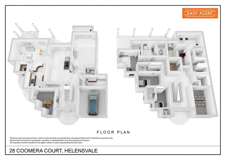 Floorplan of Homely house listing, 28 Coomera Court, Helensvale QLD 4212