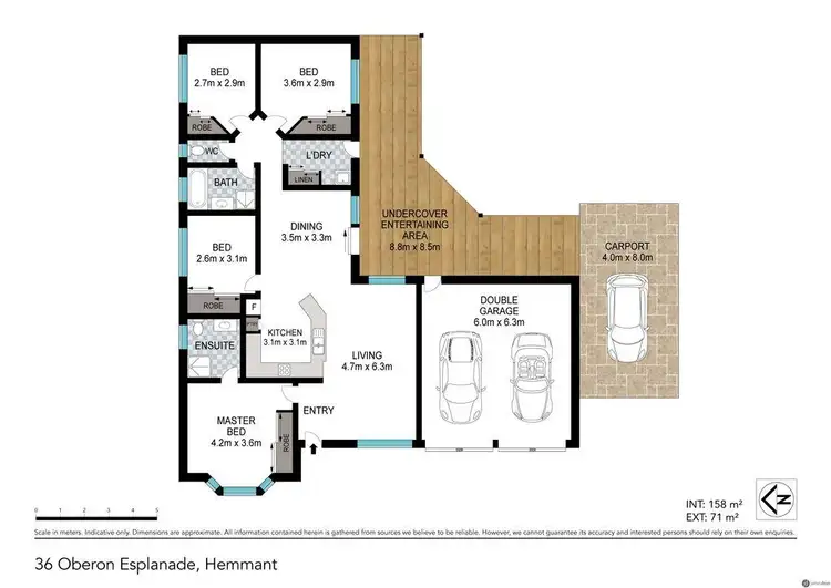 Floorplan of Homely house listing, 36 Oberon Esplanade, Hemmant QLD 4174